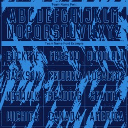 Maillot de football personnalisé bleu poudre, bleu marine, sublimation Maillot de football personnalisé bleu poudre, bleu marine, sublimation