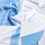 Maillot de football personnalisé violet et jaune par sublimation Maillot de football personnalisé violet et jaune par sublimation