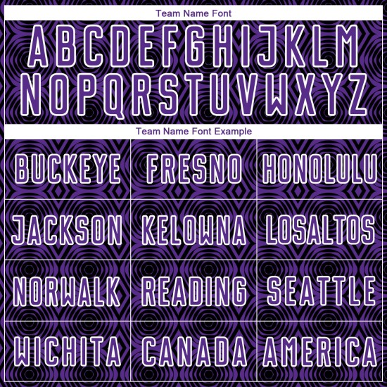 Maillot de football personnalisé à sublimation géométrique violet noir et blanc Maillot de football personnalisé à sublimation géométrique violet noir et blanc